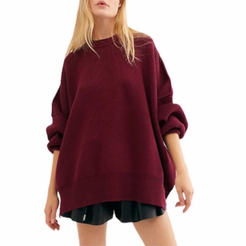 NEW Free People Easy Street Tunic Sweater